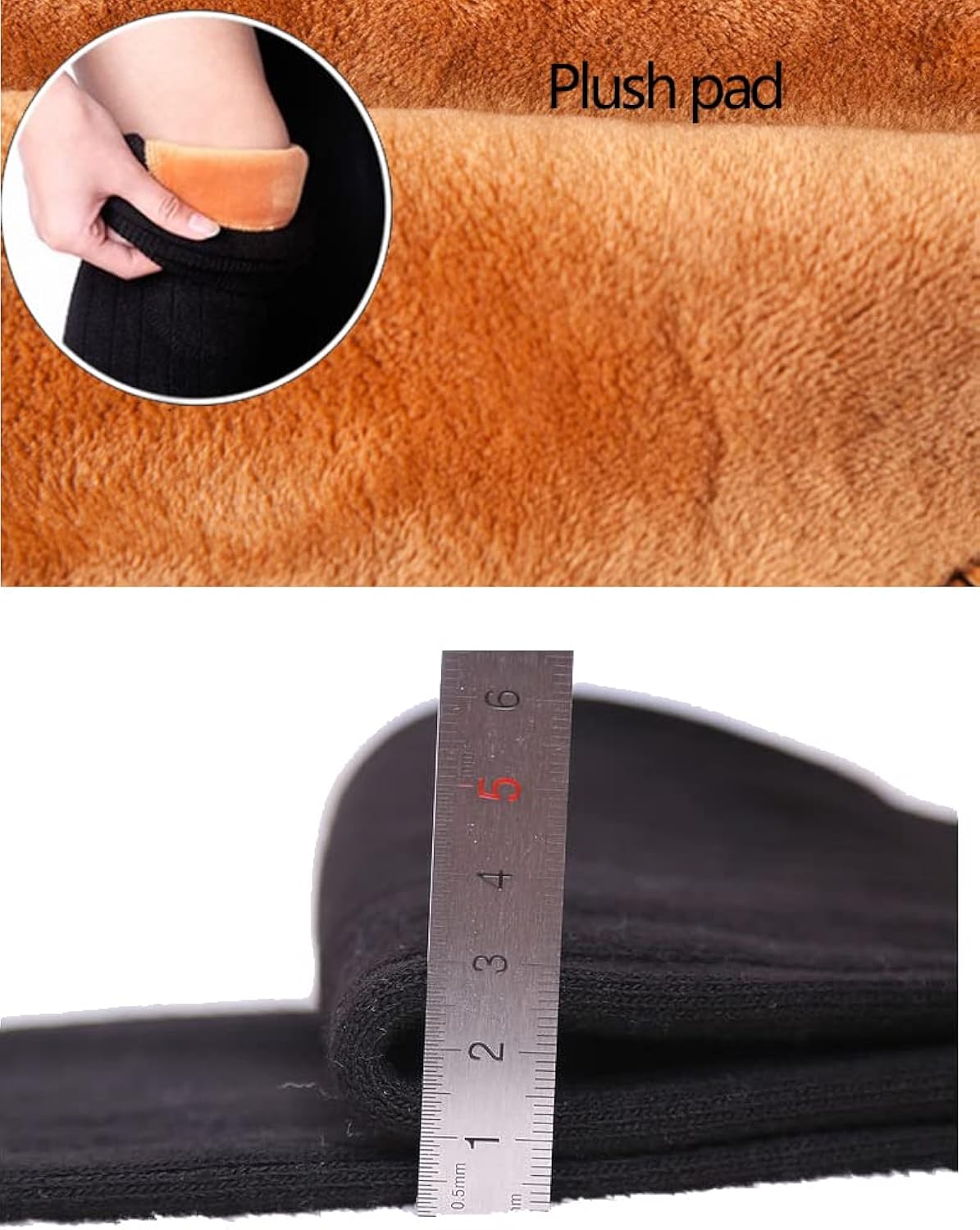 Unisex Winter Fleece Knee Warmers – Adjustable Thermal Leg Sleeves for Men & Women