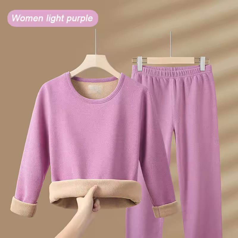 Women’s Lambwool Fleece Thermal Suit – Ultra Warm & Soft Innerwear for Winter | Stretchable & Skin-Friendly