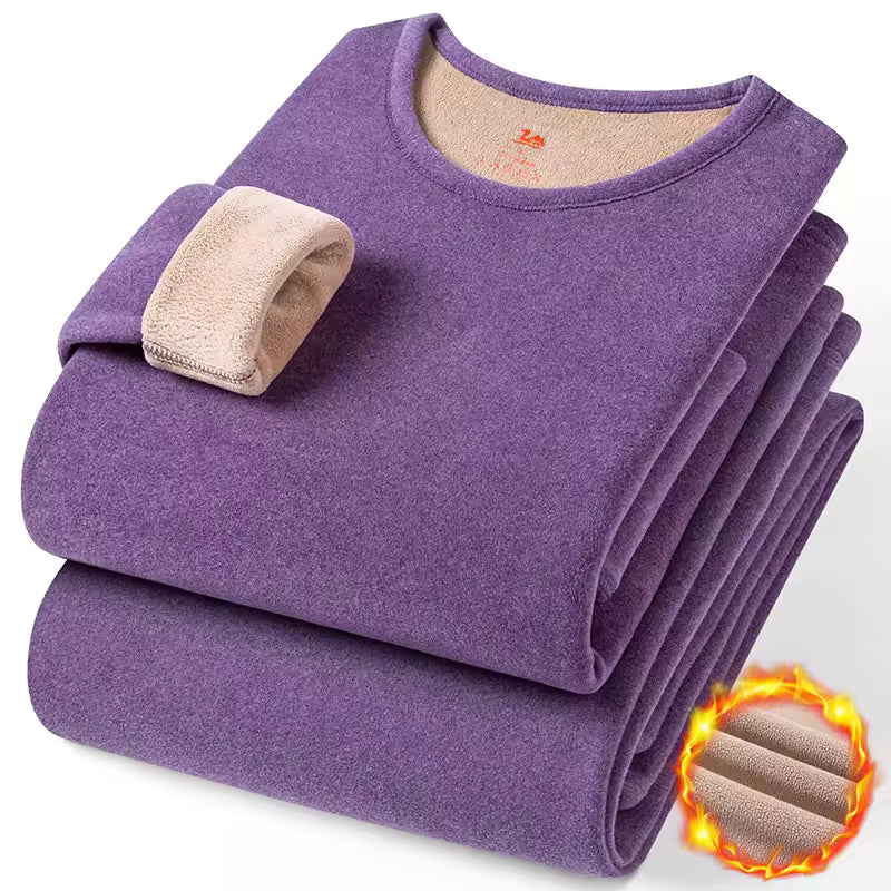 Women’s Lambwool Fleece Thermal Suit – Ultra Warm & Soft Innerwear for Winter | Stretchable & Skin-Friendly