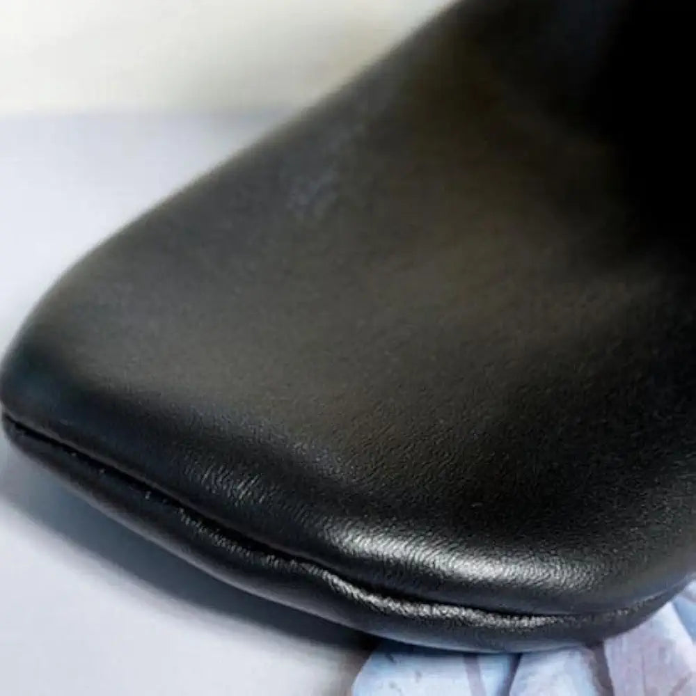 Leather Socks| Kids Boy's & Girl's Faux Leather Socks/Room Socks Slippers Home Soft-soled Shoes Boots Booties