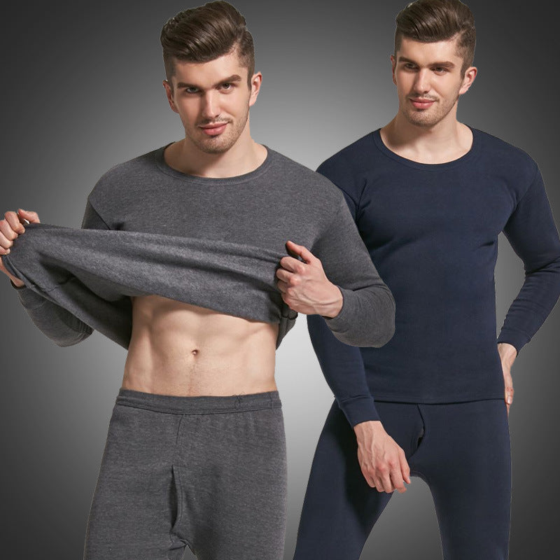 Men’s Winter Thermal Fleece Lined Suit | Soft, Warm Base Layer for Cold Weather
