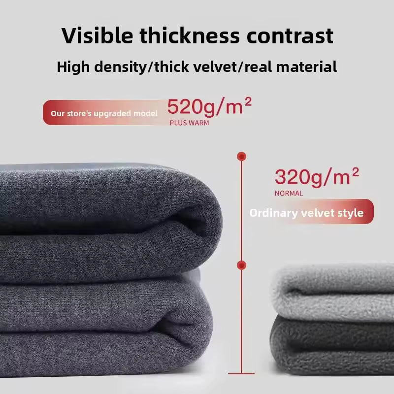 Men’s Winter Thermal Fleece Lined Suit | Soft, Warm Base Layer for Cold Weather